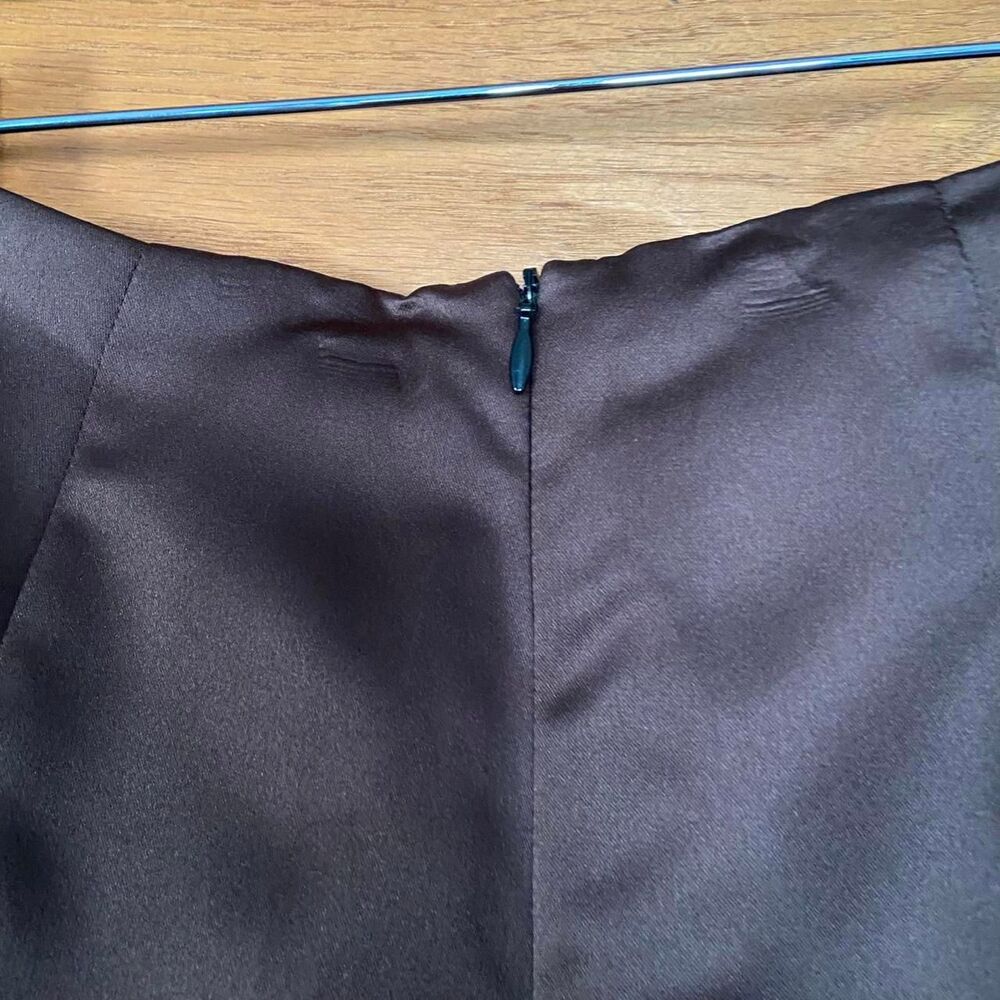 Cache vintage 90s brown satin pant set - Picture 8 of 8